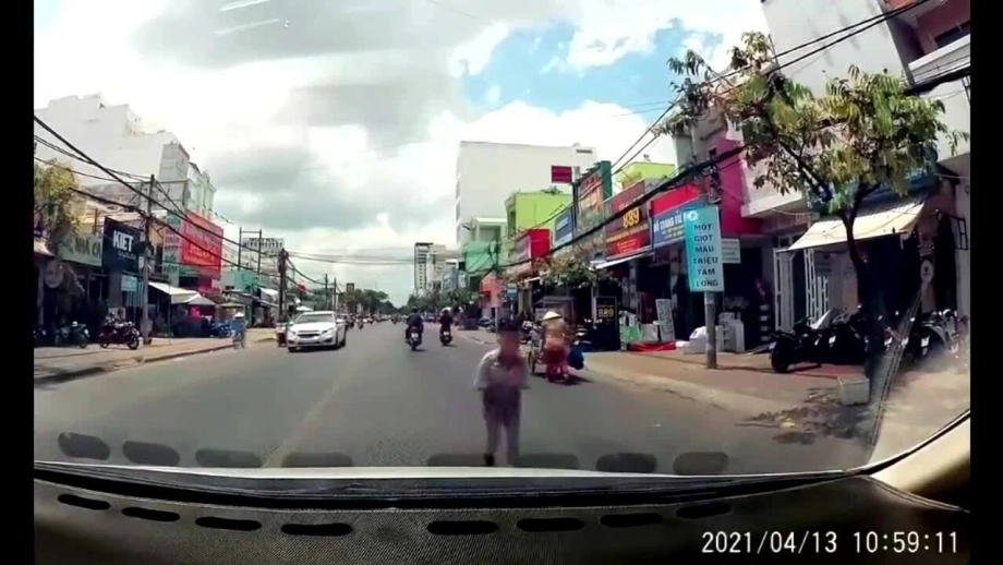 Tình huống giao thông xảy ra